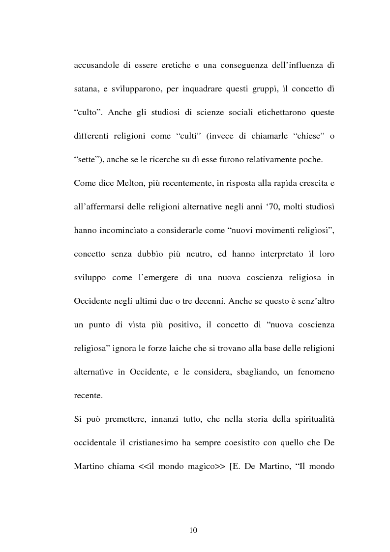 Anteprima della tesi: Nuove forme culturali religiose e giovanili: la New Age, Pagina 8