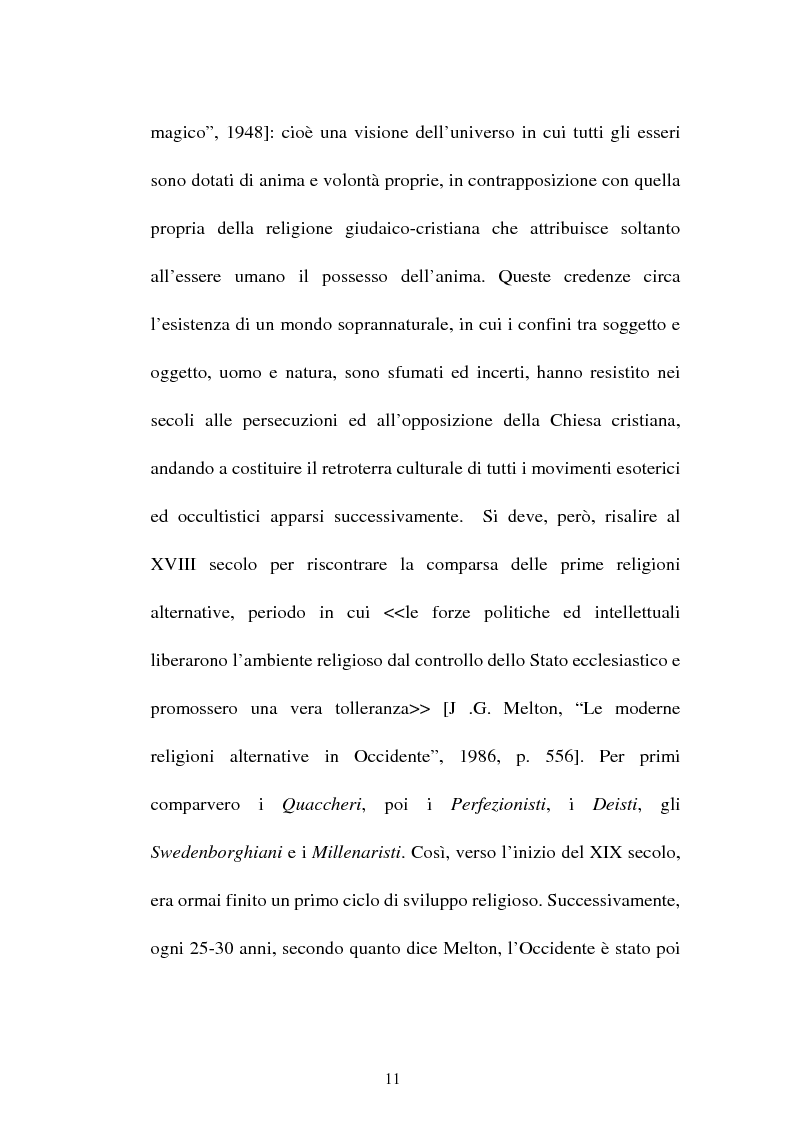 Anteprima della tesi: Nuove forme culturali religiose e giovanili: la New Age, Pagina 9
