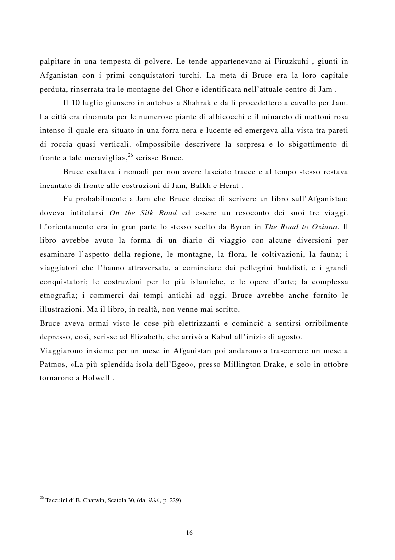 Anteprima della tesi: Nomadismo e sedentarietà nella narrativa di Bruce Chatwin, Pagina 12