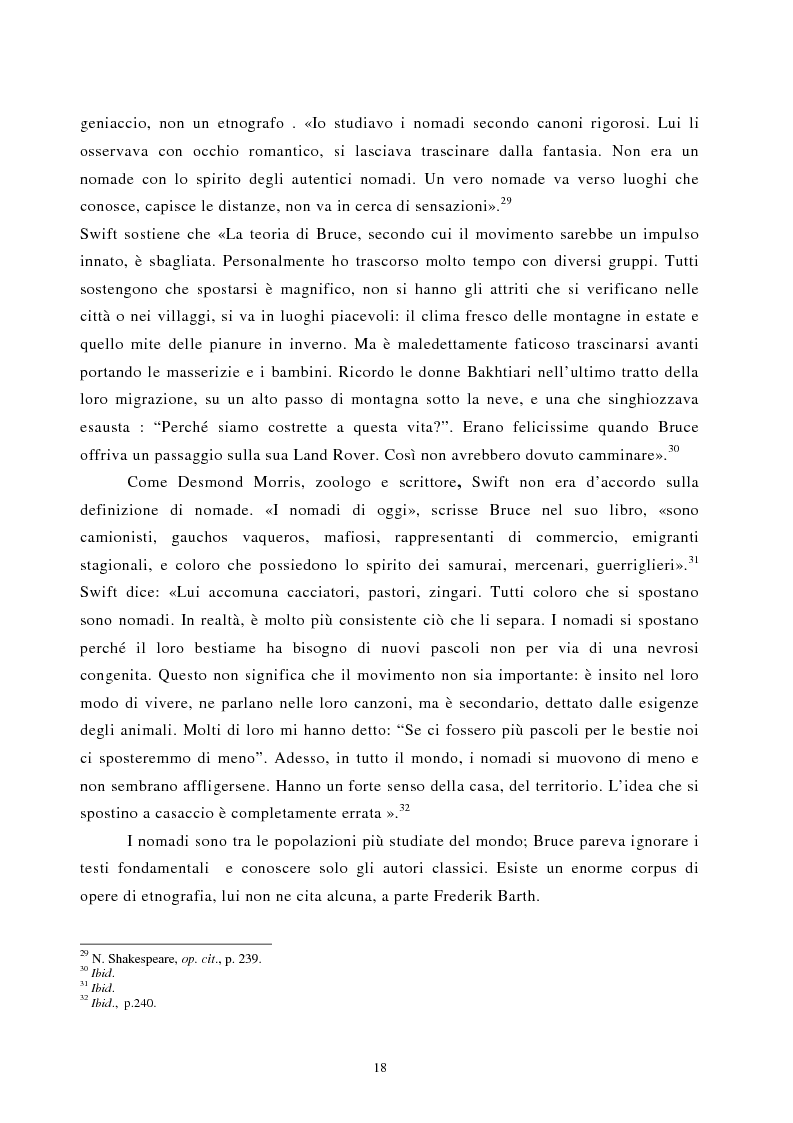 Anteprima della tesi: Nomadismo e sedentarietà nella narrativa di Bruce Chatwin, Pagina 14