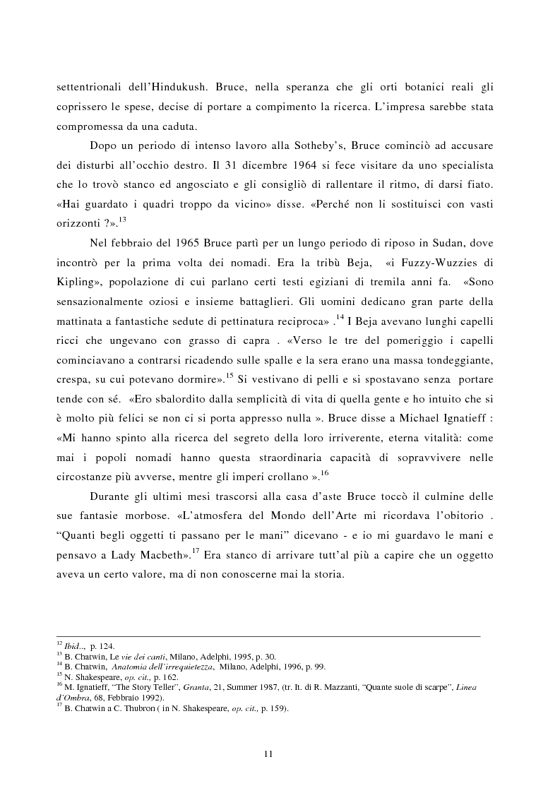 Anteprima della tesi: Nomadismo e sedentarietà nella narrativa di Bruce Chatwin, Pagina 7