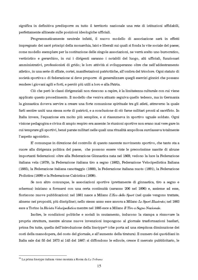 Anteprima della tesi: Un secolo in testa al gruppo: cenni di storia della Gazzetta dello Sport, Pagina 11