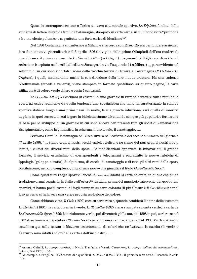 Anteprima della tesi: Un secolo in testa al gruppo: cenni di storia della Gazzetta dello Sport, Pagina 14