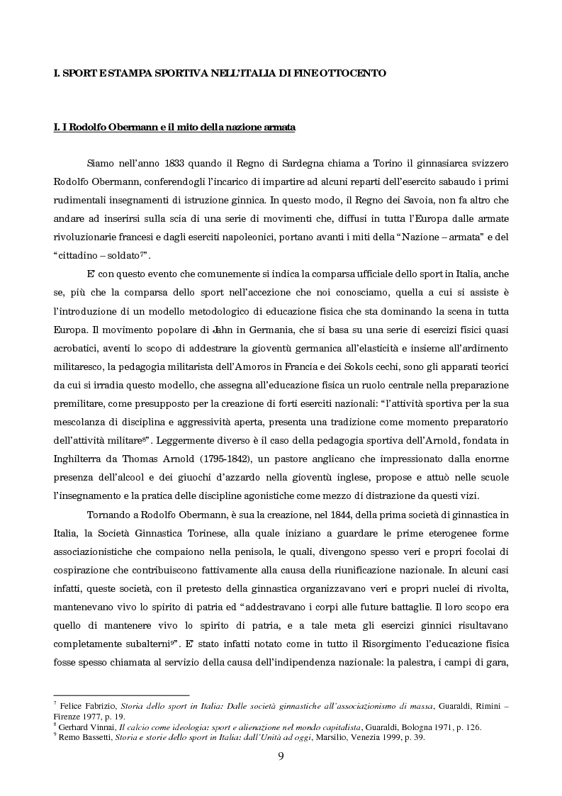 Anteprima della tesi: Un secolo in testa al gruppo: cenni di storia della Gazzetta dello Sport, Pagina 5
