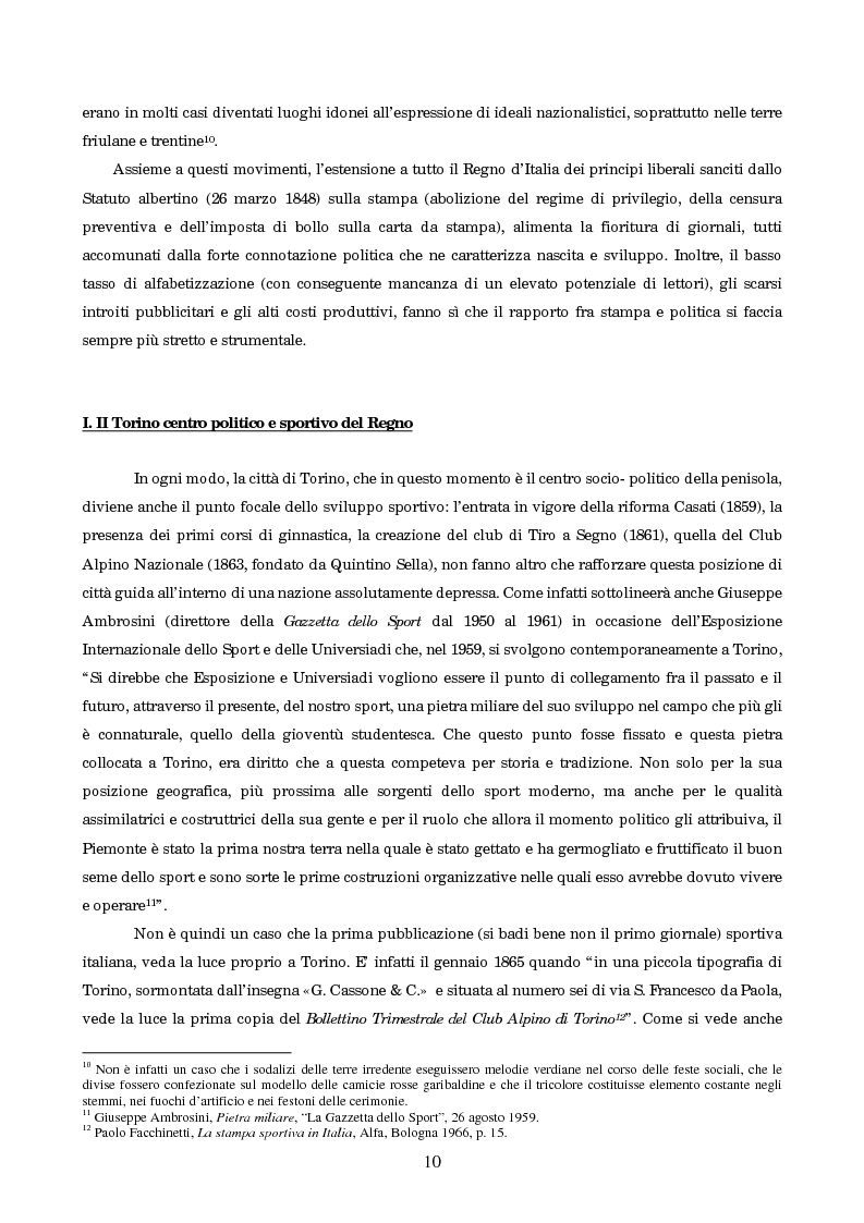 Anteprima della tesi: Un secolo in testa al gruppo: cenni di storia della Gazzetta dello Sport, Pagina 6