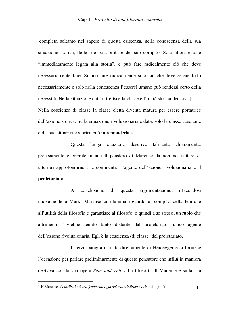 Anteprima della tesi: Ontologia, storicità e vita nell'interpretazione marcusiana di Hegel, Pagina 14