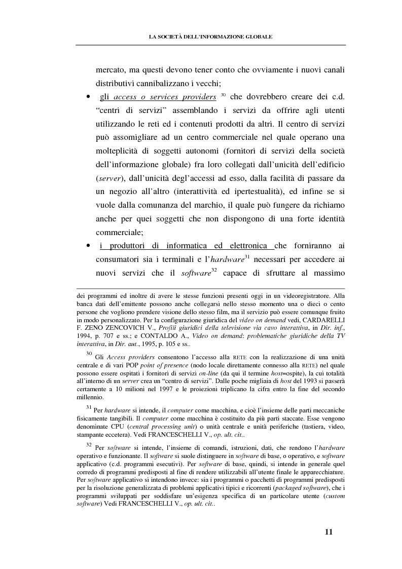 Anteprima della tesi: La responsabilità contrattuale ed aquiliana del fornitore di servizi telematici, Pagina 10