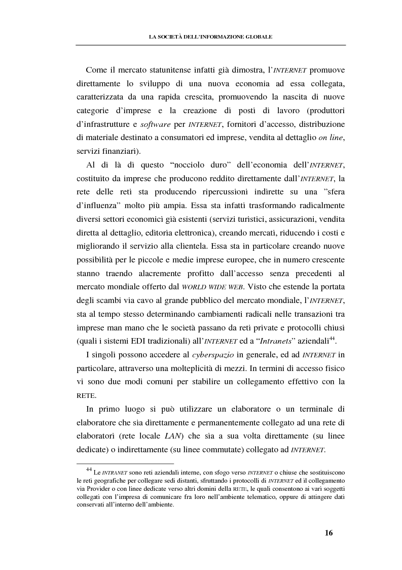 Anteprima della tesi: La responsabilità contrattuale ed aquiliana del fornitore di servizi telematici, Pagina 15