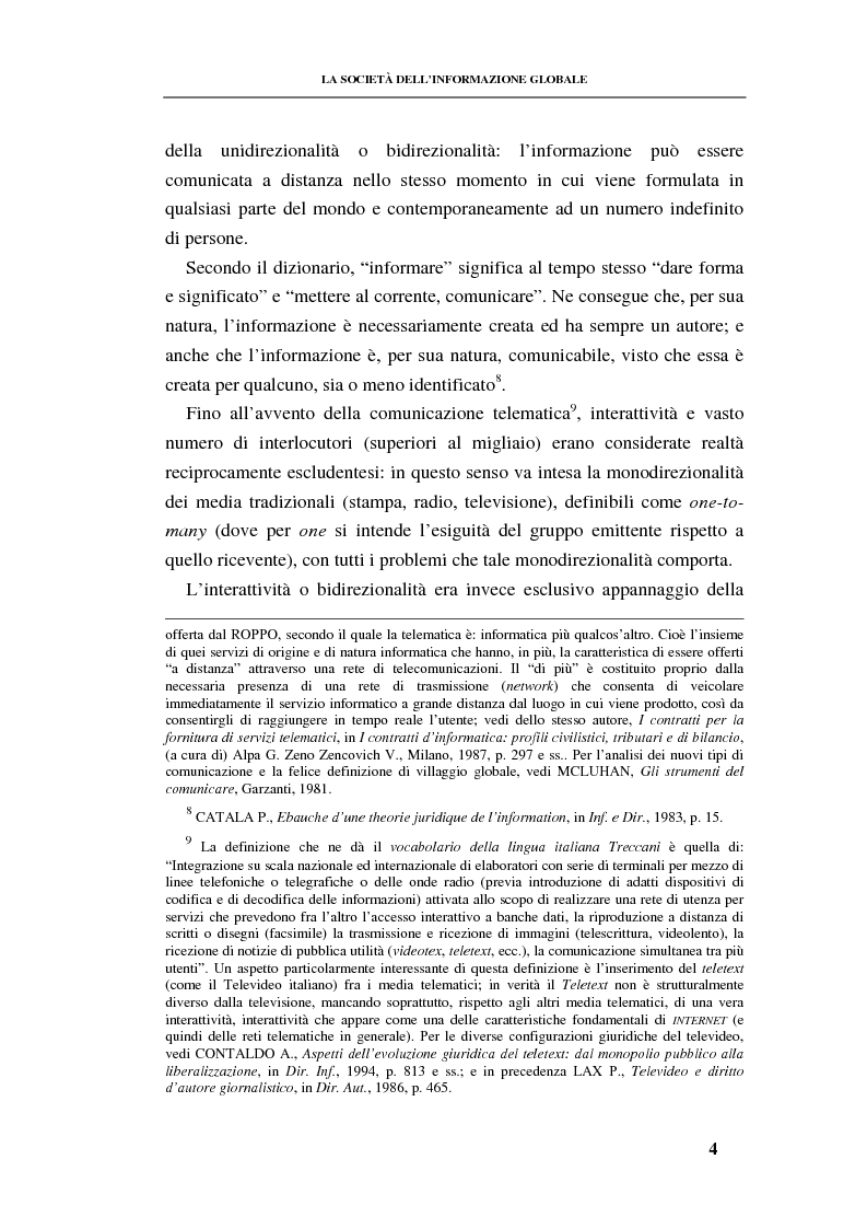Anteprima della tesi: La responsabilità contrattuale ed aquiliana del fornitore di servizi telematici, Pagina 3
