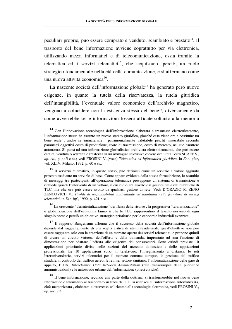 Anteprima della tesi: La responsabilità contrattuale ed aquiliana del fornitore di servizi telematici, Pagina 6