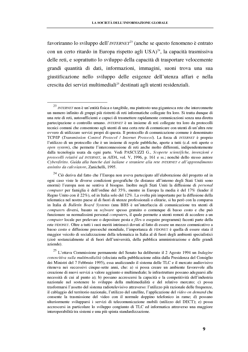 Anteprima della tesi: La responsabilità contrattuale ed aquiliana del fornitore di servizi telematici, Pagina 8
