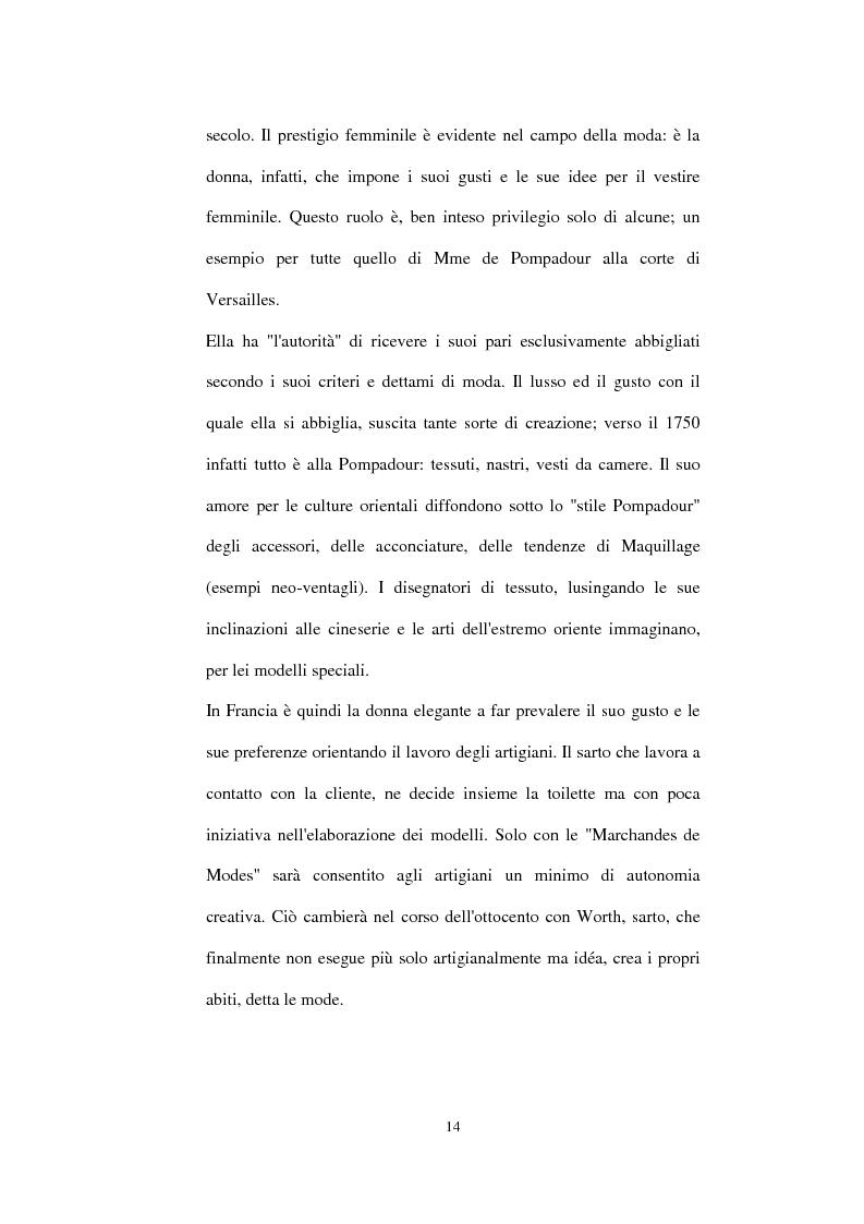 Anteprima della tesi: Alta moda e pret à porter. Dalla couture francese allo stile italiano, Pagina 9