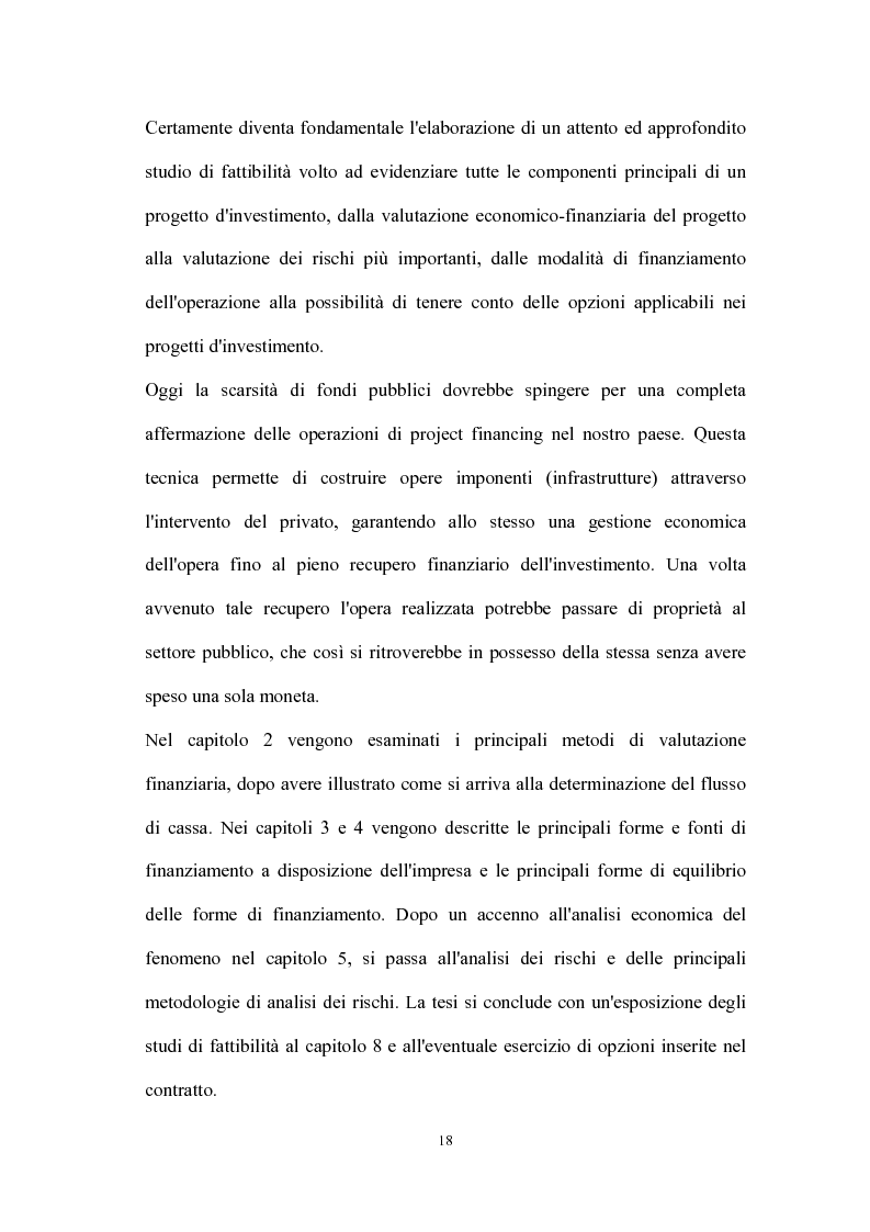 Anteprima della tesi: Valutazione dei progetti di investimento industriali, Pagina 3