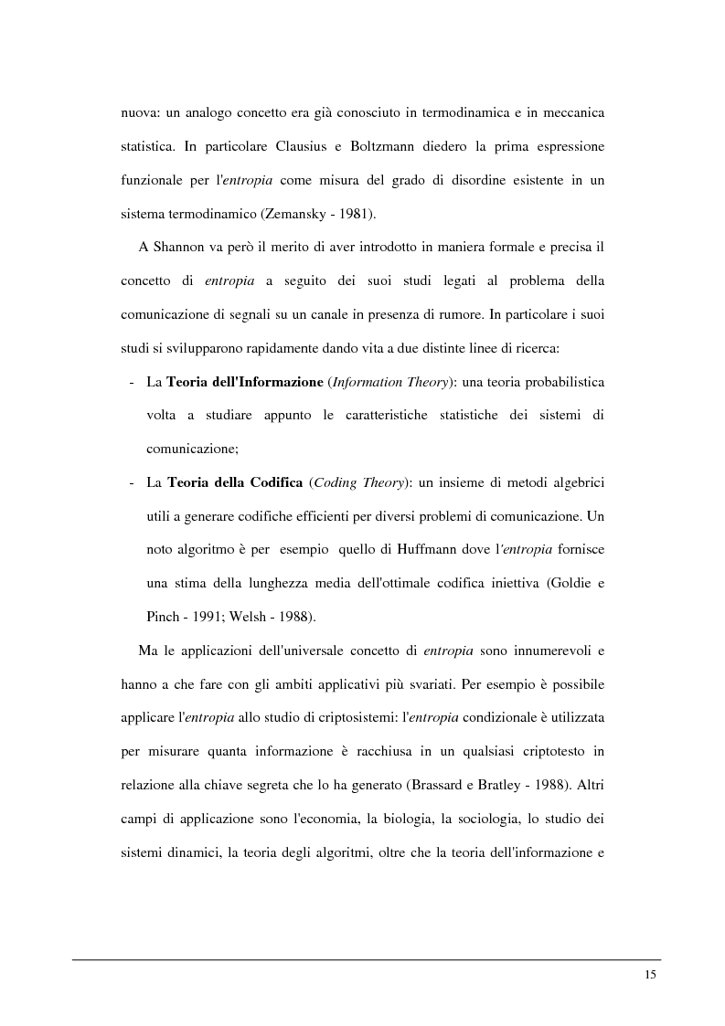 Anteprima della tesi: Metodi statistici ed entropici per l'apprendimento e l'analisi automatica di immagini digitali, Pagina 11