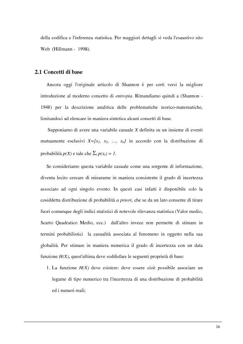 Anteprima della tesi: Metodi statistici ed entropici per l'apprendimento e l'analisi automatica di immagini digitali, Pagina 12