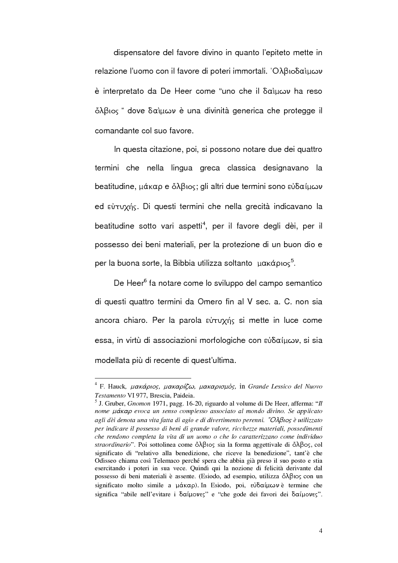 Anteprima della tesi: La ''Beatitudine dei poveri'' in Matteo e Luca, Pagina 6