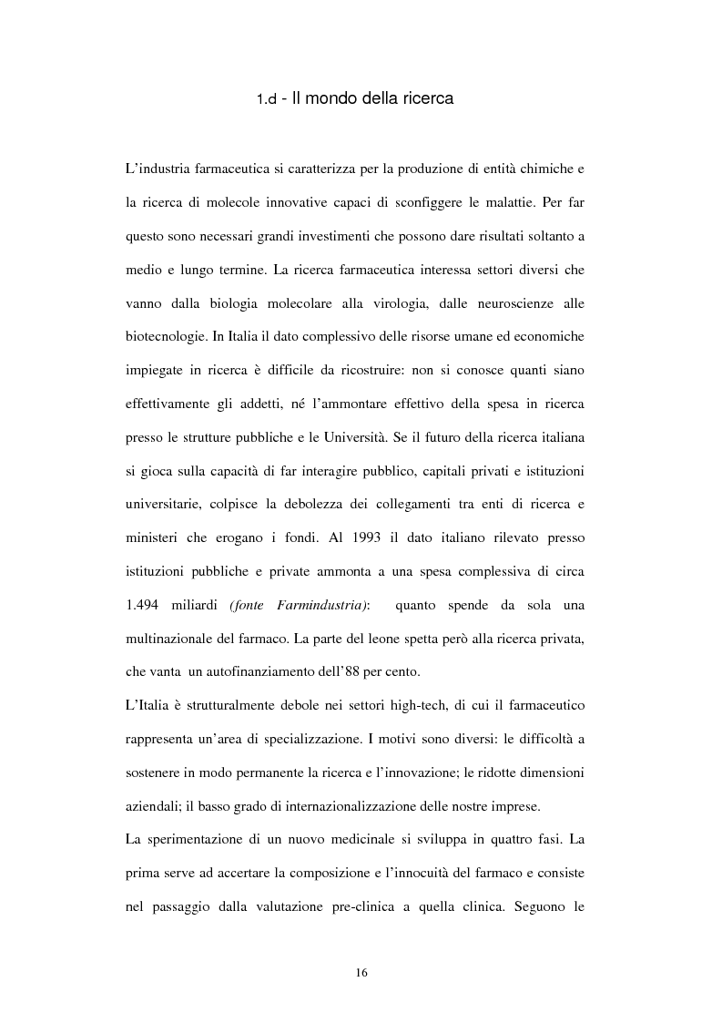 Anteprima della tesi: Comunicazione e immagine nell'industria farmaceutica, Pagina 13