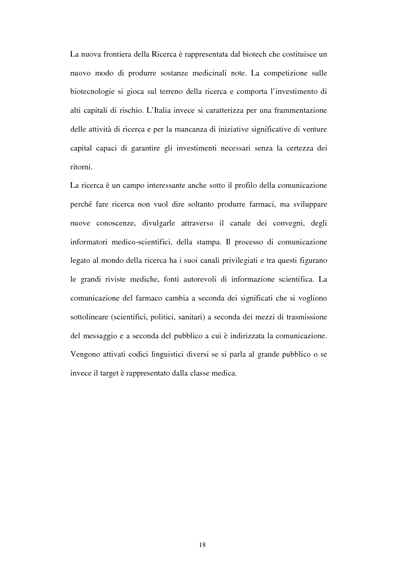 Anteprima della tesi: Comunicazione e immagine nell'industria farmaceutica, Pagina 15