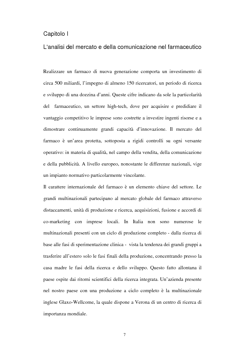 Anteprima della tesi: Comunicazione e immagine nell'industria farmaceutica, Pagina 4