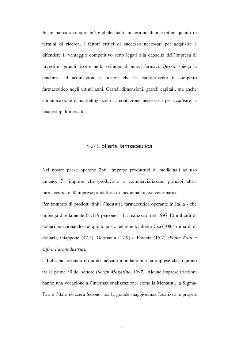 Anteprima della tesi: Comunicazione e immagine nell'industria farmaceutica, Pagina 5