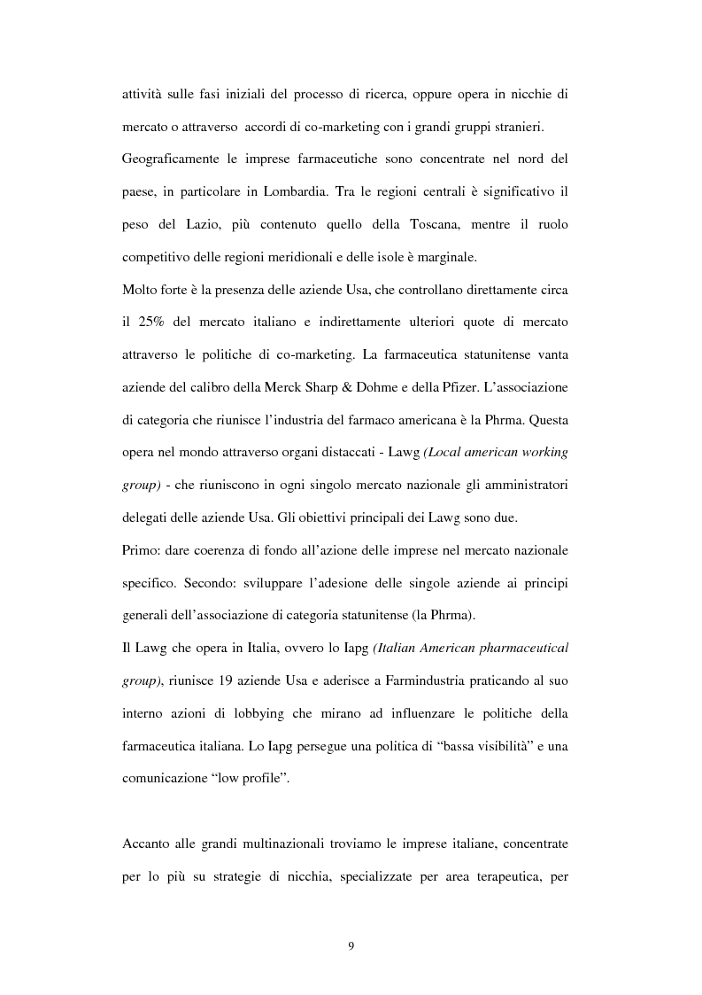 Anteprima della tesi: Comunicazione e immagine nell'industria farmaceutica, Pagina 6