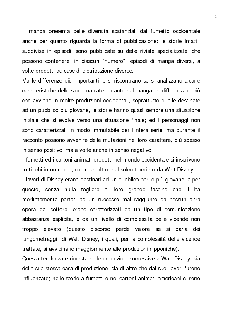 Anteprima della tesi: Lettura psicologica dei manga, Pagina 2