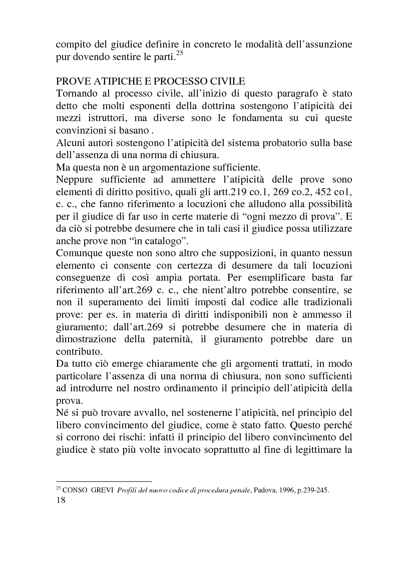 Anteprima della tesi: Ammissibilità ed efficacia probatoria dei nuovi mezzi di indagine processuale imposti dal progresso scientifico, Pagina 13