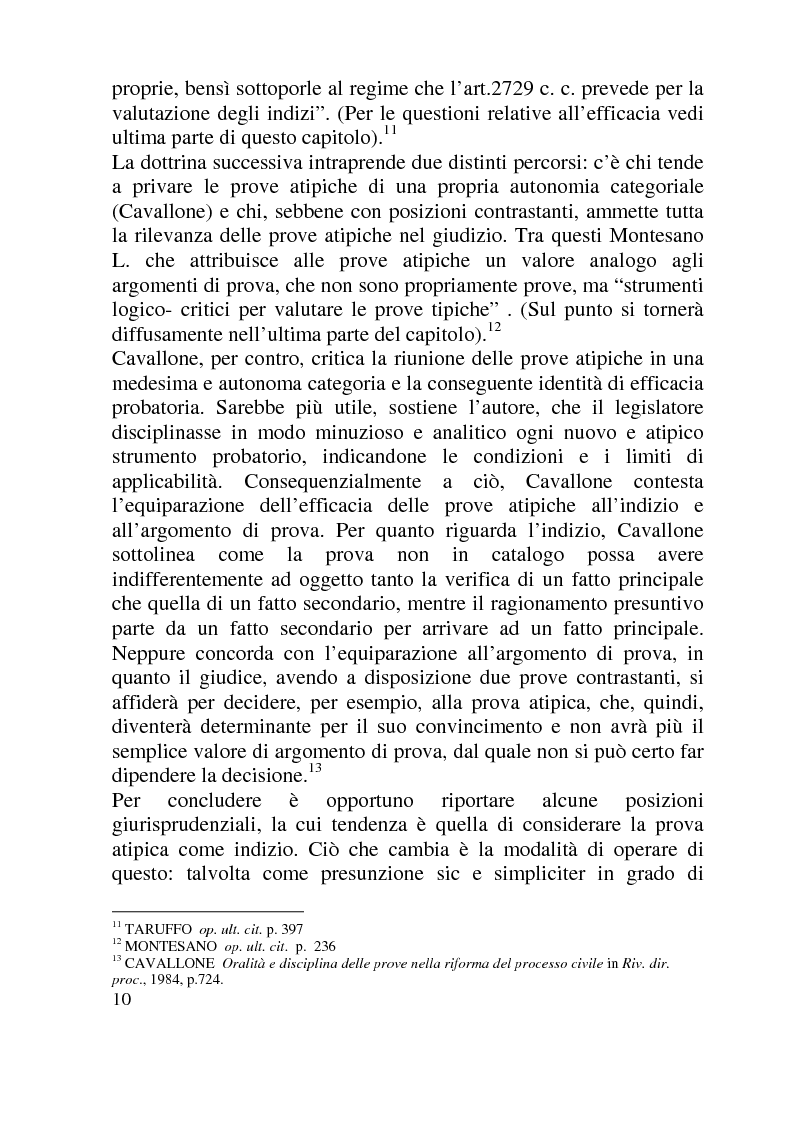 Anteprima della tesi: Ammissibilità ed efficacia probatoria dei nuovi mezzi di indagine processuale imposti dal progresso scientifico, Pagina 5