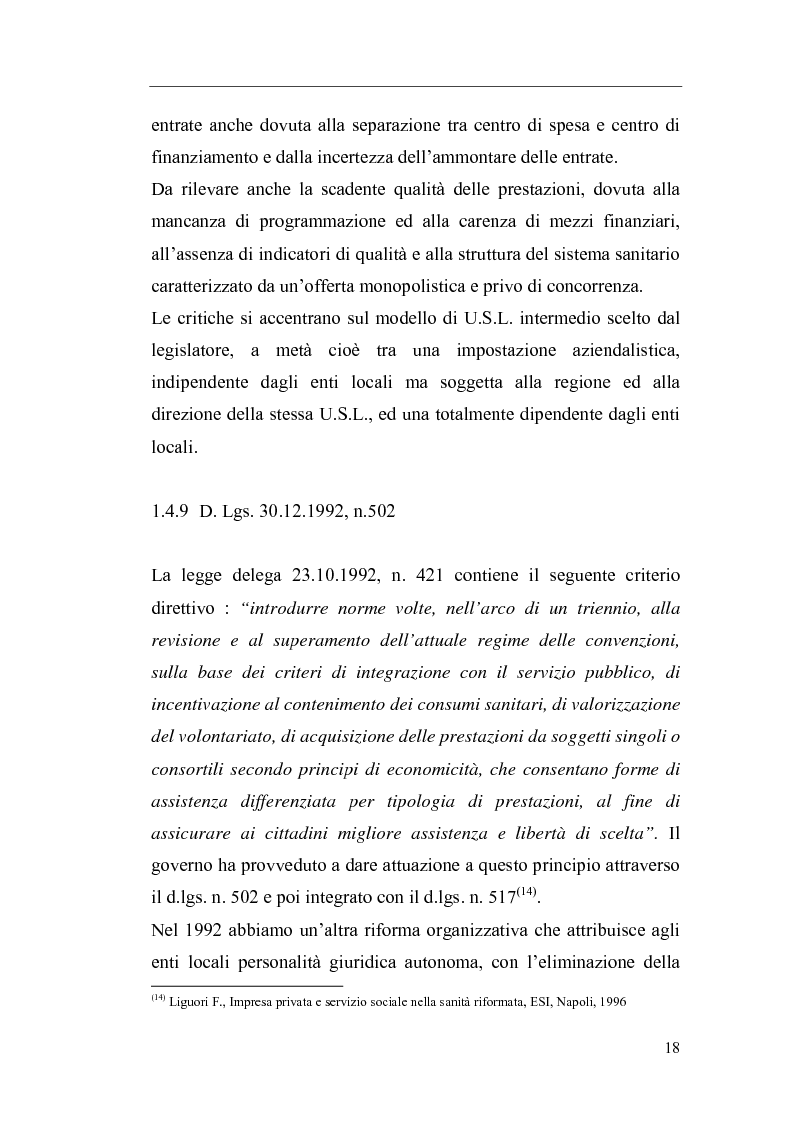 Anteprima della tesi: Il Direttore Generale dell'azienda sanitaria, Pagina 12
