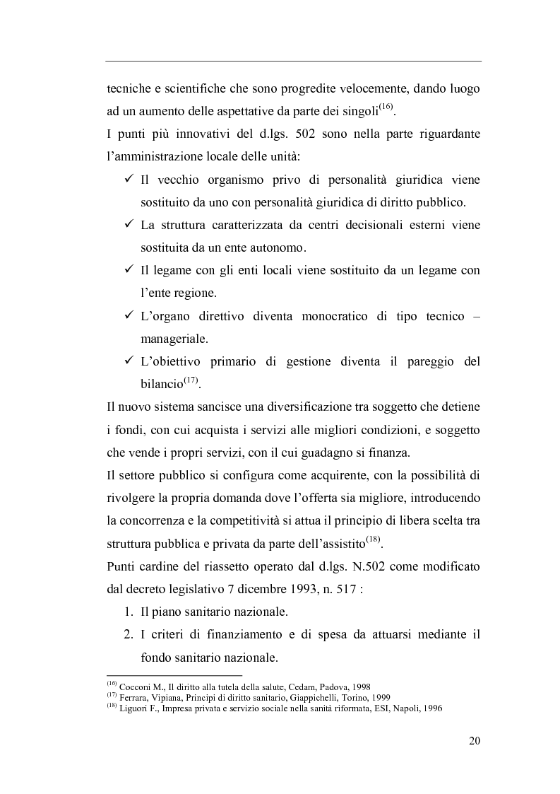 Anteprima della tesi: Il Direttore Generale dell'azienda sanitaria, Pagina 14