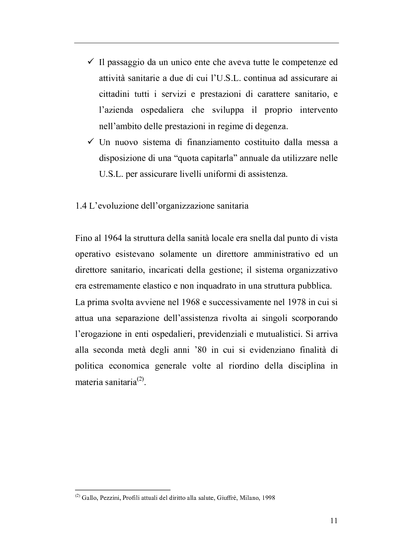 Anteprima della tesi: Il Direttore Generale dell'azienda sanitaria, Pagina 5