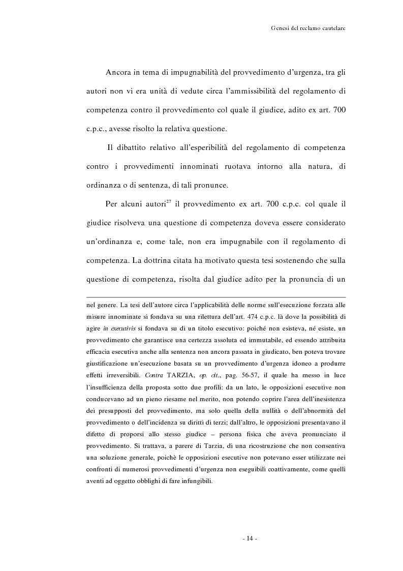 Anteprima della tesi: Il reclamo cautelare, Pagina 11
