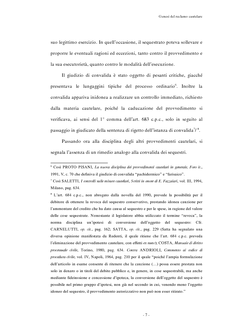 Anteprima della tesi: Il reclamo cautelare, Pagina 4