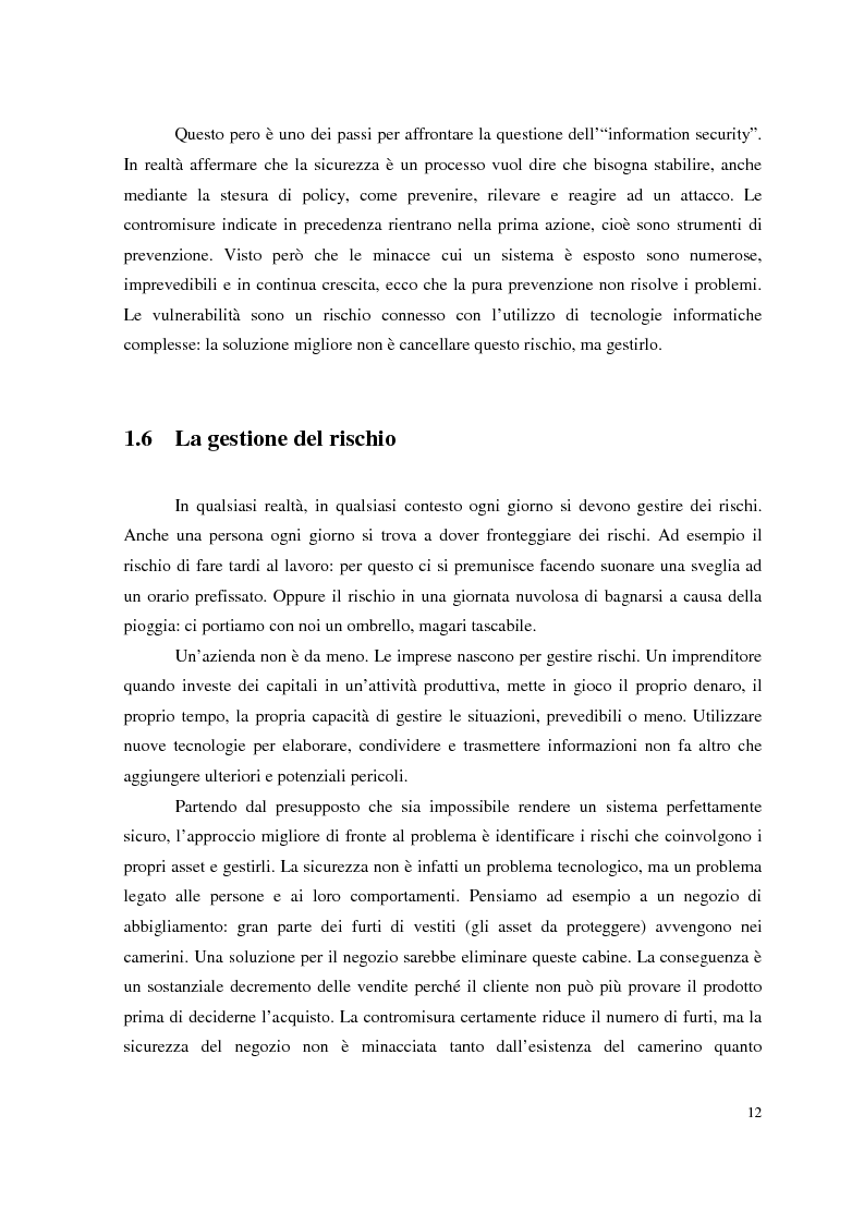 Anteprima della tesi: Managed Security Services: monitoring di una rete aziendale mediante tecnologie di log consolidation e correlazione degli eventi, Pagina 10