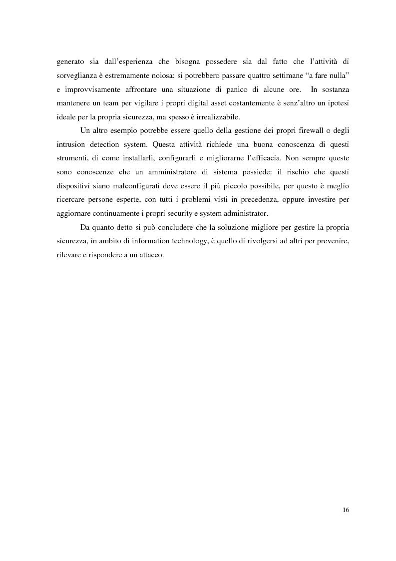 Anteprima della tesi: Managed Security Services: monitoring di una rete aziendale mediante tecnologie di log consolidation e correlazione degli eventi, Pagina 14