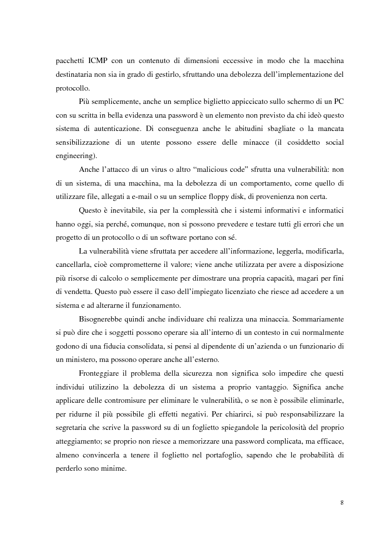 Anteprima della tesi: Managed Security Services: monitoring di una rete aziendale mediante tecnologie di log consolidation e correlazione degli eventi, Pagina 6