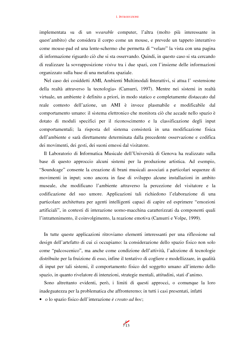 Anteprima della tesi: Lo spazio, l'informazione e l'arte: dinamiche di interazione, Pagina 13