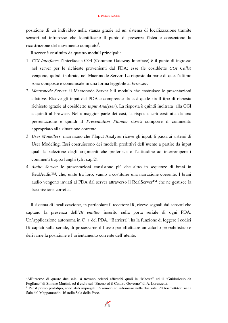 Anteprima della tesi: Lo spazio, l'informazione e l'arte: dinamiche di interazione, Pagina 6