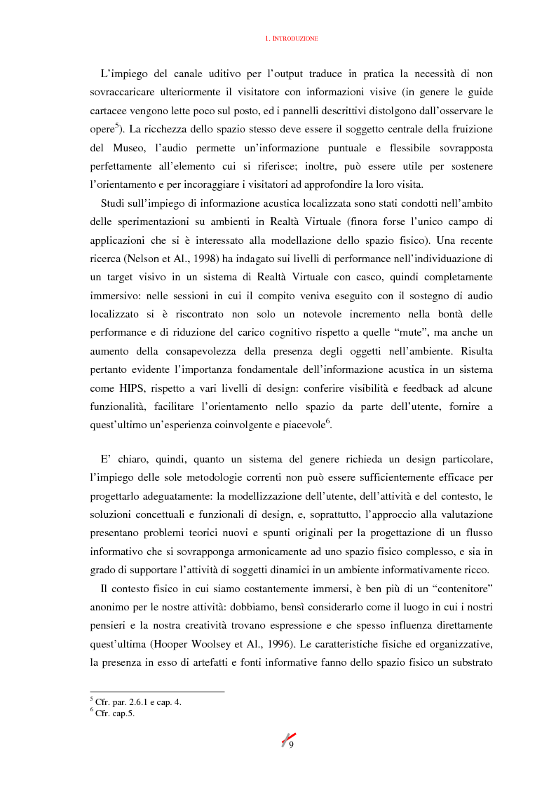 Anteprima della tesi: Lo spazio, l'informazione e l'arte: dinamiche di interazione, Pagina 9