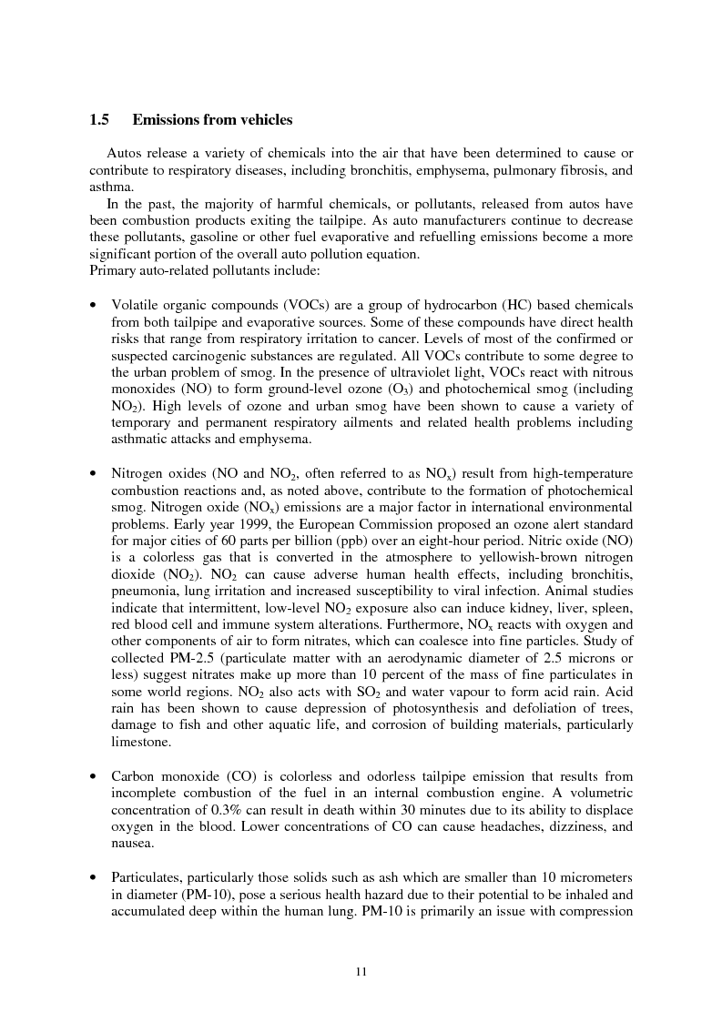 Anteprima della tesi: The Energy Conversions in a Hybrid-Propulsion Vehicle with Planetary Gear Set, Pagina 11