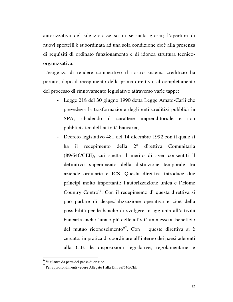 Anteprima della tesi: Banca virtuale e new economy: il caso MPSnet, Pagina 10