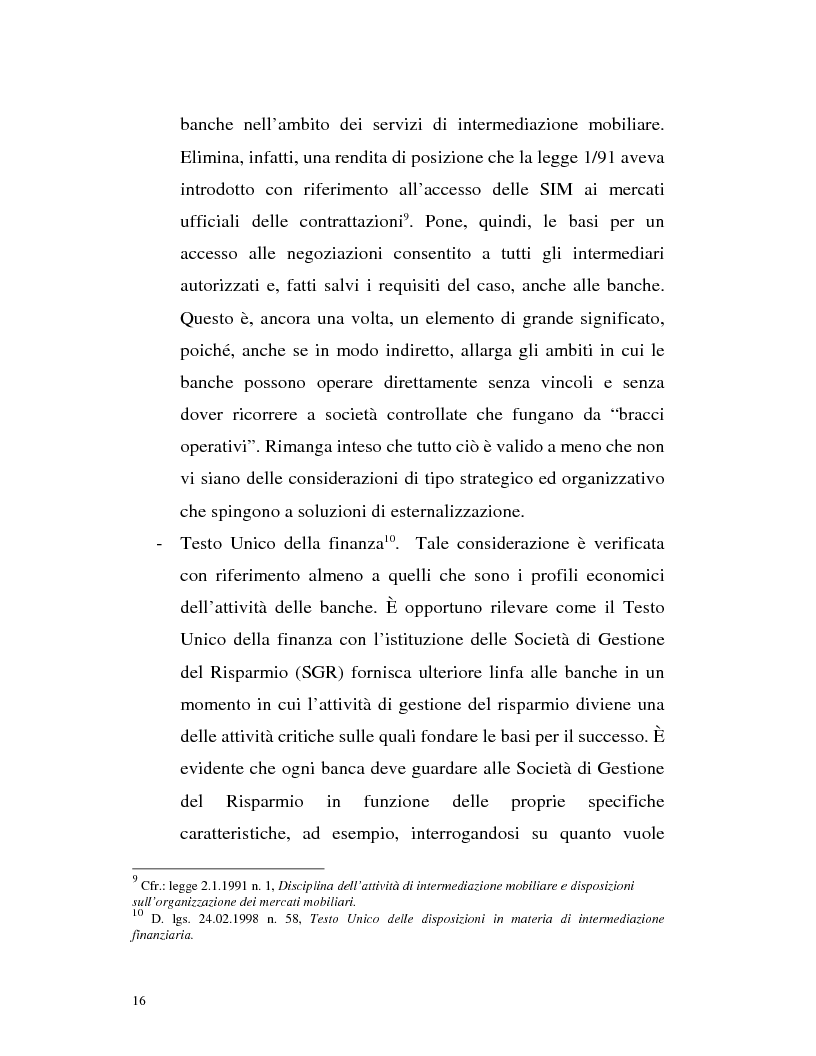 Anteprima della tesi: Banca virtuale e new economy: il caso MPSnet, Pagina 13