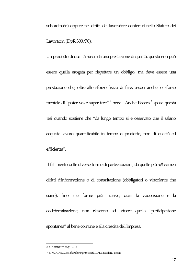Anteprima della tesi: Qualità totale e rapporto di lavoro, Pagina 8