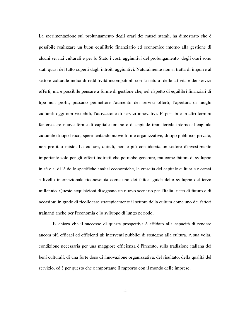 Anteprima della tesi: Le relazioni virtuose tra impresa & cultura: il caso Mandarina Duck, Pagina 11