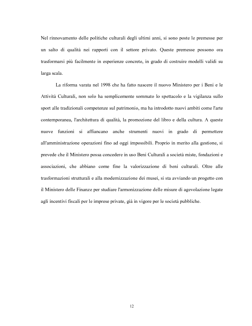 Anteprima della tesi: Le relazioni virtuose tra impresa & cultura: il caso Mandarina Duck, Pagina 12