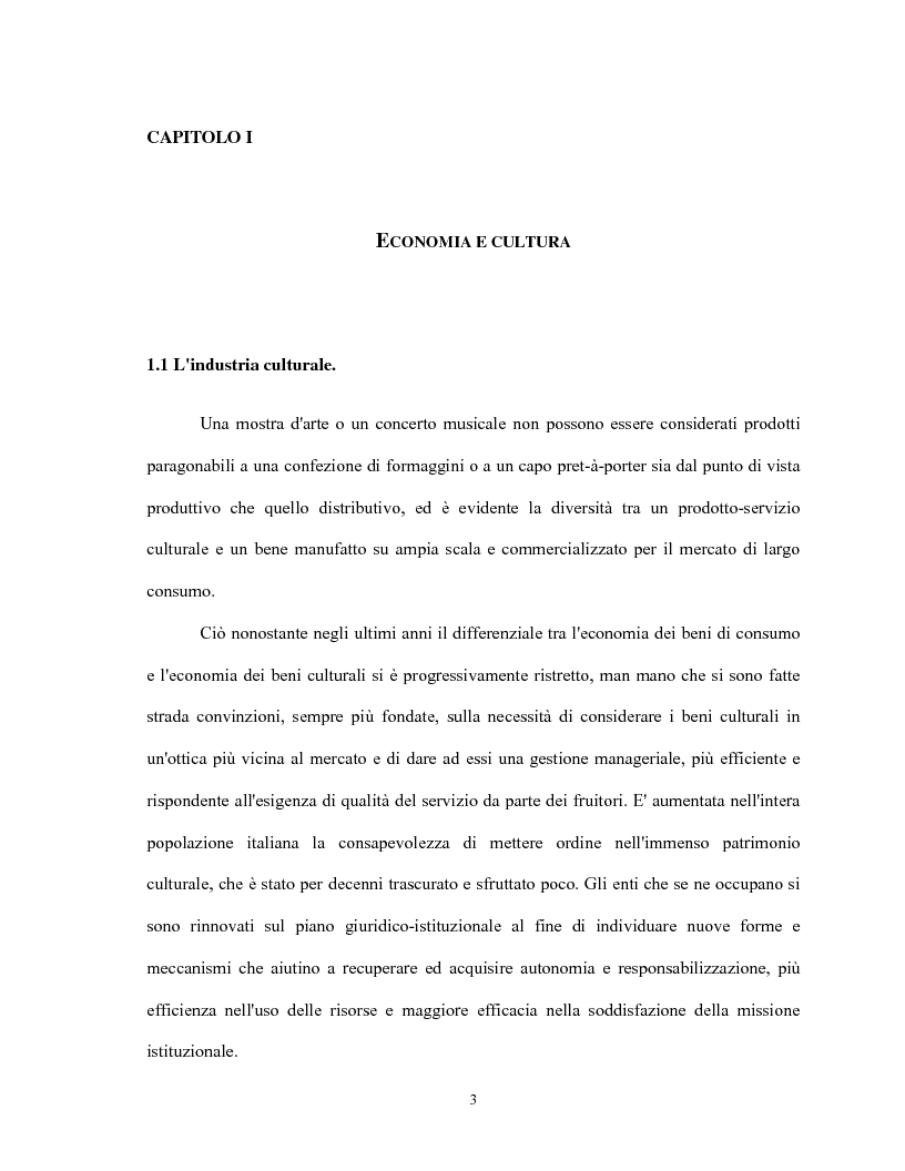 Anteprima della tesi: Le relazioni virtuose tra impresa & cultura: il caso Mandarina Duck, Pagina 3