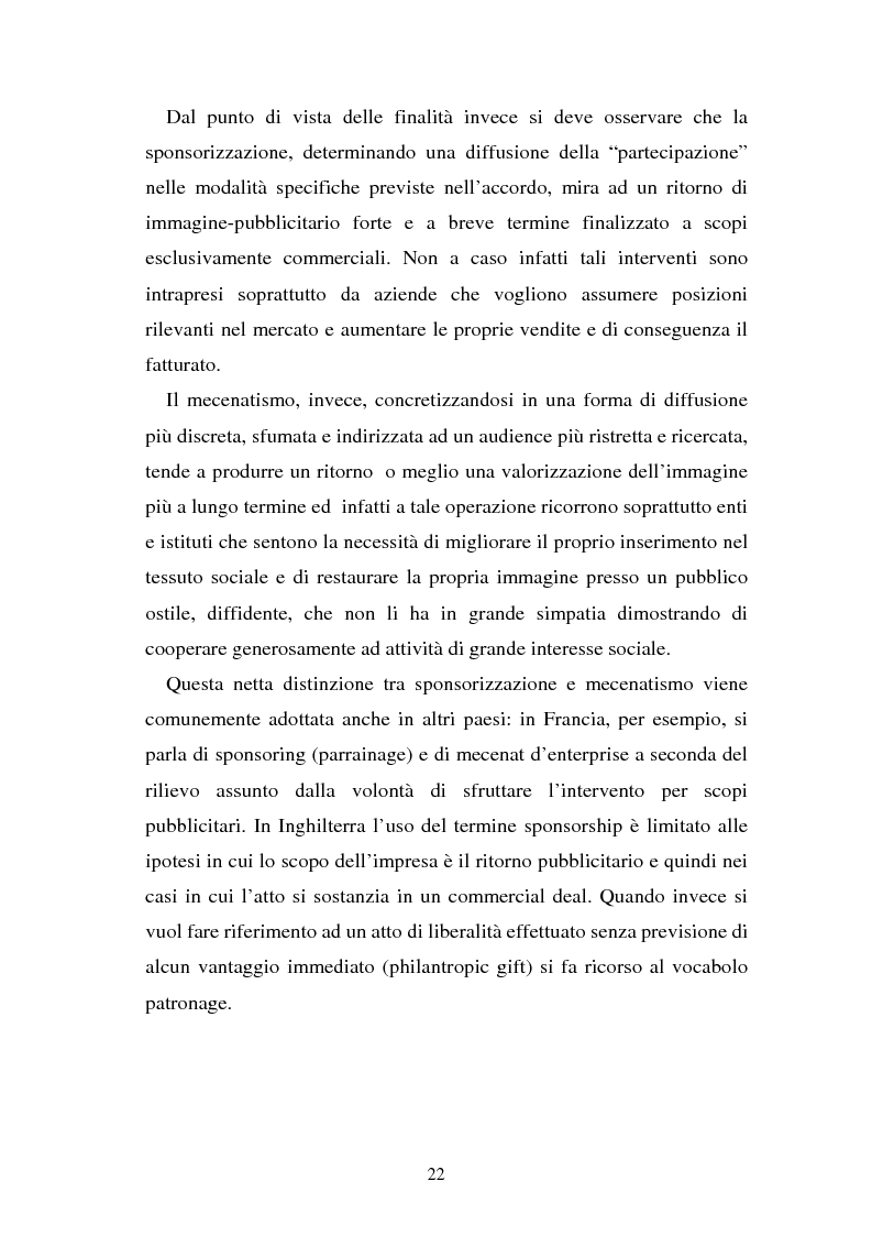 Anteprima della tesi: Sponsorizzazione e cessione d'immagine in ambito sportivo. Aspetti civilistici e profili di comparazione, Pagina 15