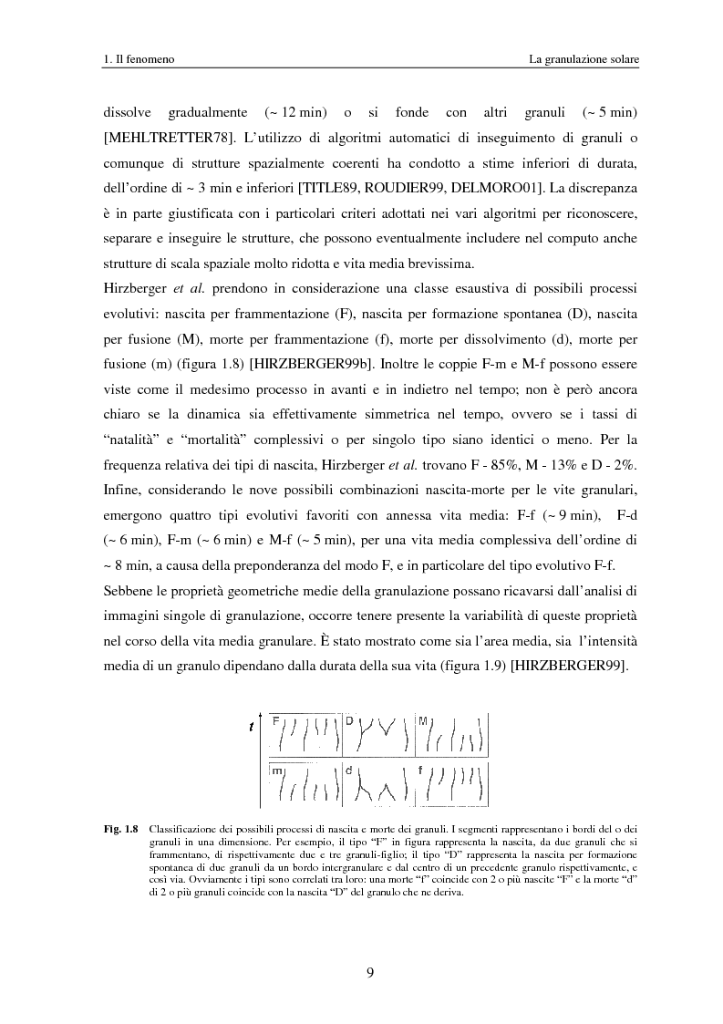Anteprima della tesi: Analisi delle proprietà geometriche ed evolutive di strutture fotosferiche solari tramite algoritmi paralleli di riconoscimento e tracciamento, Pagina 12