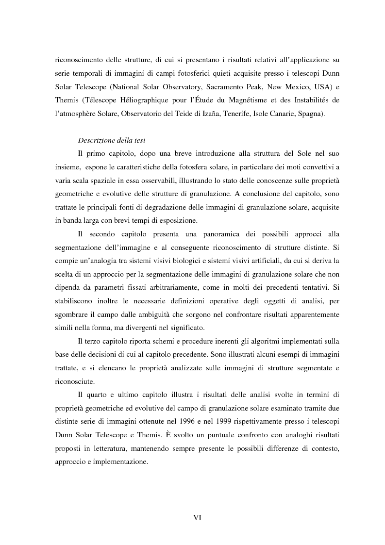 Anteprima della tesi: Analisi delle proprietà geometriche ed evolutive di strutture fotosferiche solari tramite algoritmi paralleli di riconoscimento e tracciamento, Pagina 2