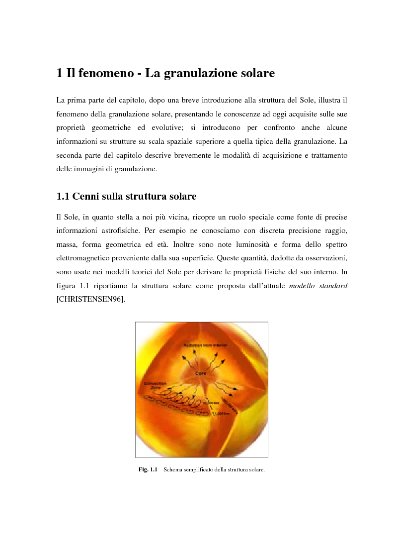 Anteprima della tesi: Analisi delle proprietà geometriche ed evolutive di strutture fotosferiche solari tramite algoritmi paralleli di riconoscimento e tracciamento, Pagina 4